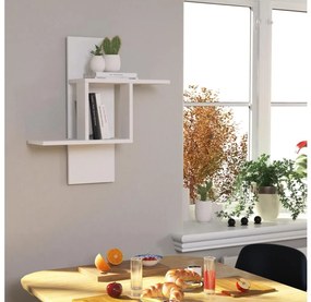 Mensola a muro MILL 70x64 cm bianca