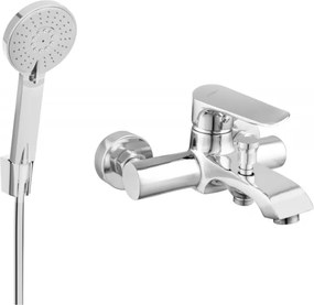 Mexen Pecos R40 rubinetto da vasca con set doccia, cromo - 7273R40-00