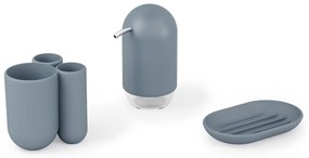 Dispenser di sapone in plastica blu 230 ml Touch - Umbra