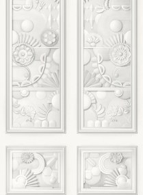 Moooi for Arte Carta da parati panoramica Greenhouse Gathering Window - Architectural White
