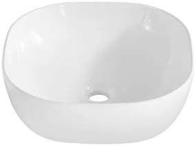 COMAD UM-6252 SMILE 40 DP - Lavabo da appoggio SMILE 41x41 cm bianco lucido