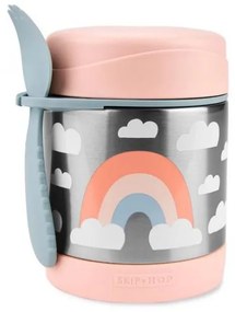 Skip Hop - Contenitore termico per alimenti con cucchiaio/forchetta SPARK STYLE 325 ml arcobaleno