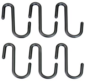 Set di 6 ganci per appendere City - Metaltex