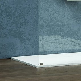 Kamalu - Parete doccia walk in 120 cm vetro 8mm trasparente KW3000