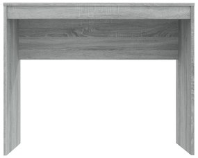 Scrivania grigio sonoma 90x40x72 cm in legno multistrato