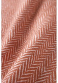 Plaid in terracotta con cotone , 140 x 180 cm Skyline - Euromant
