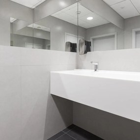 Piastrella da pavimento e rivestimento interno 50 x 100 cm Sp. 3.5 mm rettificato Concrete Gris in gres porcellanato opaco grigio traffico intenso (pei 4/5) R9