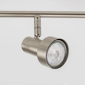 Faretto LED 6xGU10/4,7W/230V cromo opaco