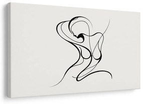 Quadro su tela – Linea delicata del corpo femminile
