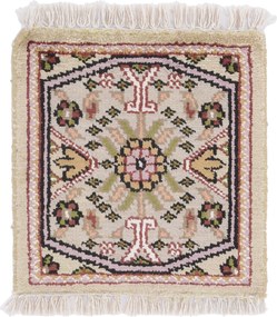 Agra Tappeto orientale 30 x 30 (Indian) Annodato A Mano