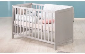 Lettino grigio/grigio tortora 60x120 cm Hamburg – Roba