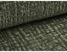 Letto matrimoniale imbottito verde con contenitore e rete inclusi 180x200 cm Noho – Makamii