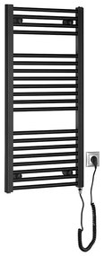 Aqualine - Radiatore elettrico da bagno DIRECT-E 300W/230V 96 cm opaco nero