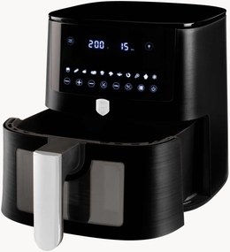 Friggitrice ad aria con finestra visibile Matte Black, 8 L