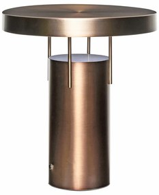 Lampada da tavolo dimmerabile a LED in bronzo con paralume in metallo (altezza 28 cm) BringMe - Hübsch