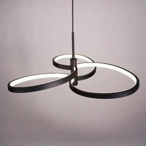 Lampadario LED a sospensione con cavo RIBBON LED/25W/230V 4000K nero