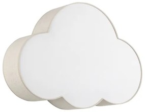 Brilagi - Plafoniera per bambini NIMBUS LINEN 4xE27/15W/230V 46x63 cm beige