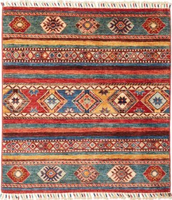 Samarkand Tappeto orientale 100x110 (Pakistan) Annodato A Mano