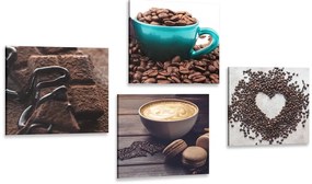 Set di quadri – Profumo di buon caffè