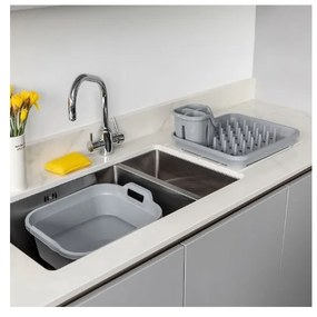 Scolaposate grigio in plastica riciclata Eco Range - Addis