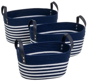 Set di cesti in tessuto 3 pz 38x22x20 cm – Casa Selección