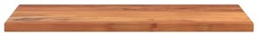 Piano tavolo 110x60x2,5 cm rettangolare legno massello acacia