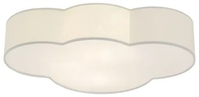 Brilagi - Plafoniera per bambini NIMBUS 4xE27/15W/230V 46x63 cm grigia