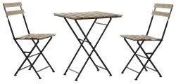Tavolo con sedie DKD Home Decor 60 x 60 x 74 cm (3 pcs)