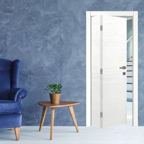 Porta interna pieghevole a libro asimmetrica Mast in legno laccato colore bianco, L 80 x H 210 cm, apertura a sinistra
