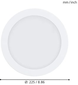 Eglo 96668 - Faretto da incasso LED RGBW dimmerabile FUEVA-C LED/15,6W/230V