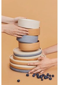 Set di piatti color salmone in gres 12 pz Malia - Bonami Selection