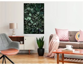 Quadro Flying Over Forest (1 Part) Vertical  Colore Verde, Dimensioni e Misure 60x90