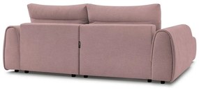 Divano angolare in rosa chiaro Aden – Bobochic Paris