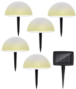 Grundig - SET 5x LED RGBW Lampada solare LED/3,2V IP44