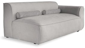 Divano componibile in grigio chiaro (con penisola a destra) Flex Felix – Miuform