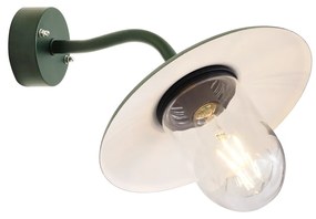 Lampada da parete per esterni verde scuro IP44 - Monaco