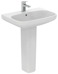 Lavabo Ideal Standard 65 cm con colonna in ceramica lucida I.Life A
