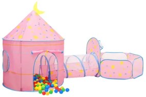 Tenda da Gioco per Bambini Rosa 301x120x128 cm