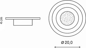 Brilagi - Lampada da parete LED MODERN MINI 29W 230V 3000/4000/6000K