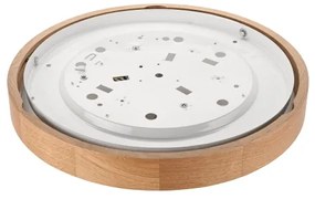 Plafoniera OAK SLIM 2xE27/60W/230V rovere Ø 37 cm