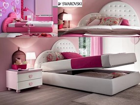 Letto singolo Swarovski linea Colorfull vari colori