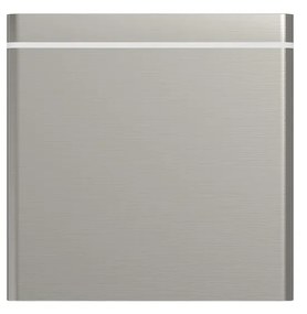Applique da soffitto Quadrata GU10 IP54 in Alluminio e Vetro