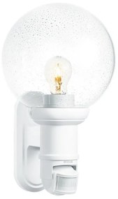 Applique moderno da esterno L 560 S bianco con sensore di movimento IP44 1X E27 STEINEL