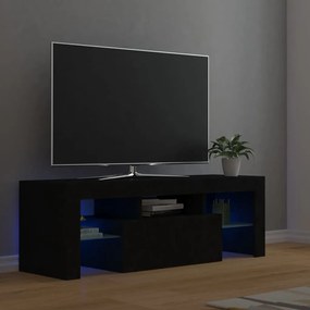 Mobile Porta Tv Con Luci Led Nero 120x35x40 Cm /