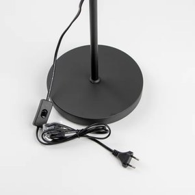 Lampada da terra LED 1xE27/7W/230V nera