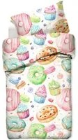 Parure copripiumino singolo cupcake SmartDecoHome