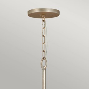 Lampadario Contemporaneo Reverie Acciaio Oro Champagne 12 Luci E14