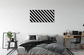 Quadro su tela Strisce zebra 100x50 cm