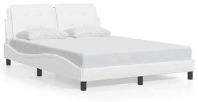Giroletto Con Luci Led Bianco 140x200 Cm İn Similpelle /