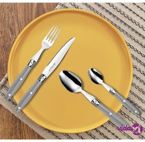 Lou Laguiole Set di Posate 24 pz Comptoir Grigio